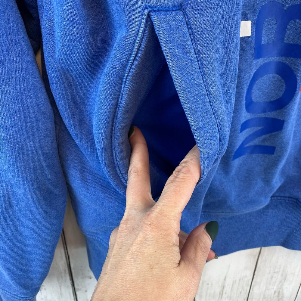The North Face Blue RU Half Dome 2014 Sochi Olympics Hoodie Sweatshirt Size Med - Picture 4 of 12